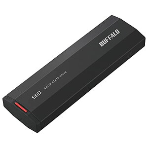 バッファロー SSD 外付け 1.0TB 小型 コンパクト ポータブル USB3.2Gen2 2000MB/s ブラック SSD-PHE 送料無料