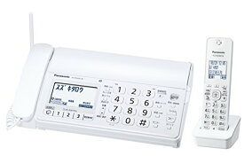 パナソニック おたっくす デジタルコードレスFAX 子機1台付き 迷惑電話対策機能搭載 ホワイト KX-PD205DL-W 送料無料