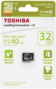  microSDHC 32GB h 40MB/s Class10 UHS-I TOSHIBA 