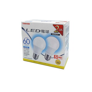 ����(TOSHIBA) LED�d�� 60W���� �L�z�� �����F E26���� 2P �����Ή� LDA7D-G/K60V1RP ��������