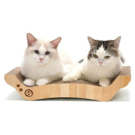 猫用 爪とぎ 猫壱 バリバリベッド M ライトブラウン 送料無料