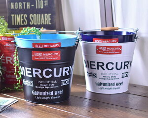 楽天市場 バケツ ブリキ Mercury マーキュリー レギュラーバケツ 10lサイズ バケツ おしゃれ バケツ ごみ箱 Soraciel