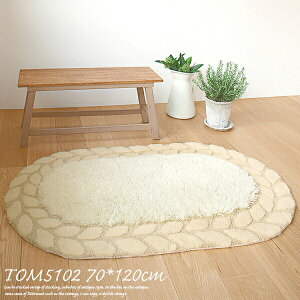 փ}bg TOM5102 70cm×120cm I[o ȉ~` փ}bg  k  120cm 􂦂  傫  70×120 AC{[  {