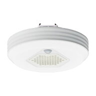 ドウシシャ オゾン発生器搭載 小型ライト 引掛モデル 人感センサー付き 60W 昼白色 ルミナスLED