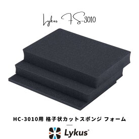 Lykus HC-3010 交換用 格子状カットスポンジ インナフォーム予備 | カメラ レンズ インカム モニター ドローン バッテリー ジンバル 無線 精密機器 測定器 工具