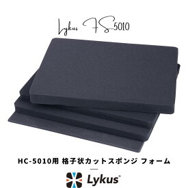 Lykus HC-5010 交換用 格子状カットスポンジ インナフォーム 予備 | カメラ レンズ インカム モニター ドローン バッテリー ジンバル スマホ 無線 精密機器 測定器 工具 | 欧米人気 YouTube SNS 投稿多 世界30か国 ユーザー