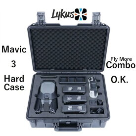 マビック 3 ハードケース Lykus ライカス Mavic 3 コンボハードケース DCP-MA310 SGS認証 IP67級防水 防塵仕様 MicroSDカードケースのおまけ付き