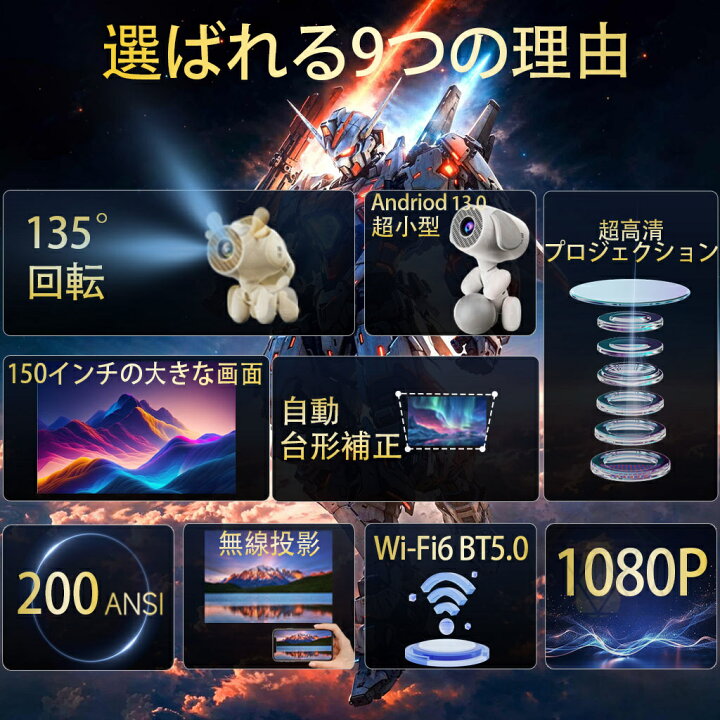 楽天市場】プロジェクター 家庭用 天井 ホームシアター テレビ ホーム 