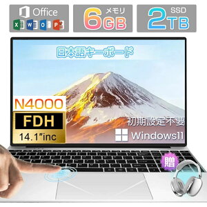office2021t m[gp\R windows11 14C` Celeron N4000 Vi 8GB SSD256GB WEBJ  IPSLp Bluetooth q av[g  m[gpc laptop Microsoft 11CPU tHDt{
