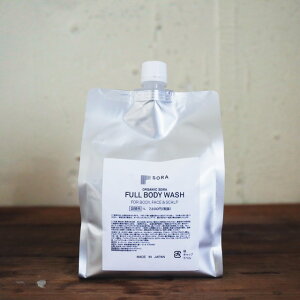 t{fB/SgpΌx[X\[vy̍zORGANIC SORA FULL BODY WASH 1000ml