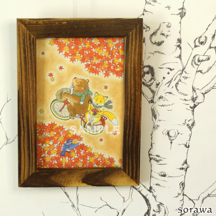 楽天市場】【 楽天ランキング入賞 メール便可 】紅葉 ポストカード