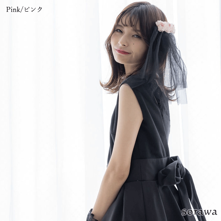 楽天市場】お花 と チュール の ヘッドドレス 日本製 ヘッド 楽天市場】お花 と チュール の ヘッドドレス 日本製 ヘッド