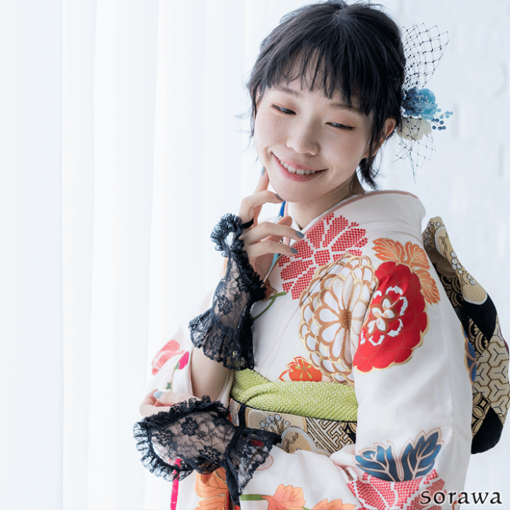 楽天市場】【 日本製 】 フィンガーレス フリルグローブ ブラック 黒