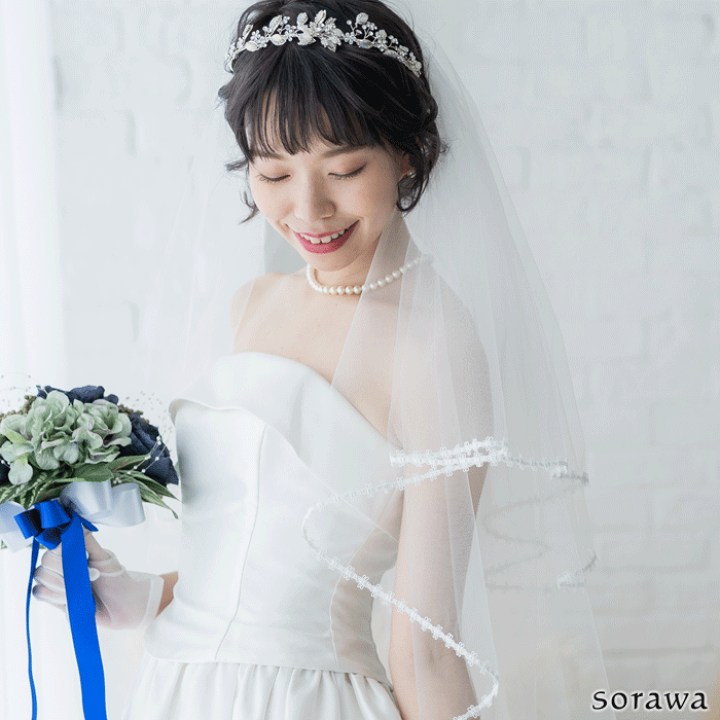 A09｜ウエディングベール｜ウェディングドレスのYNS WEDDING
