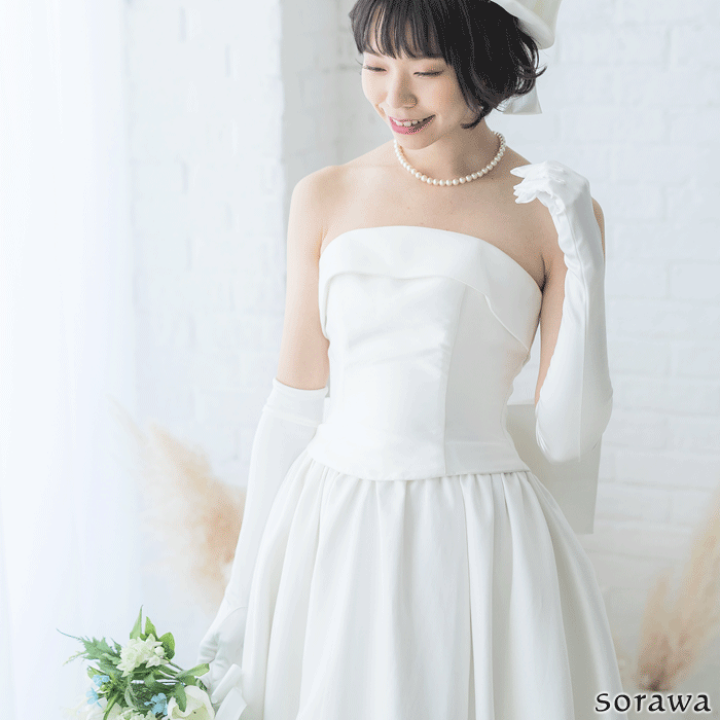 楽天市場】【 メール便可 】 サテン ブライダル ロンググローブ