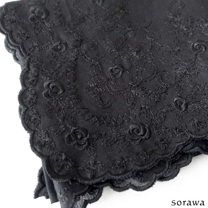 楽天市場】【 メール便可 】黒の 大判 55cm レース ハンカチ 楽天市場】【 メール便可 】黒の 大判 55cm レース ハンカチ