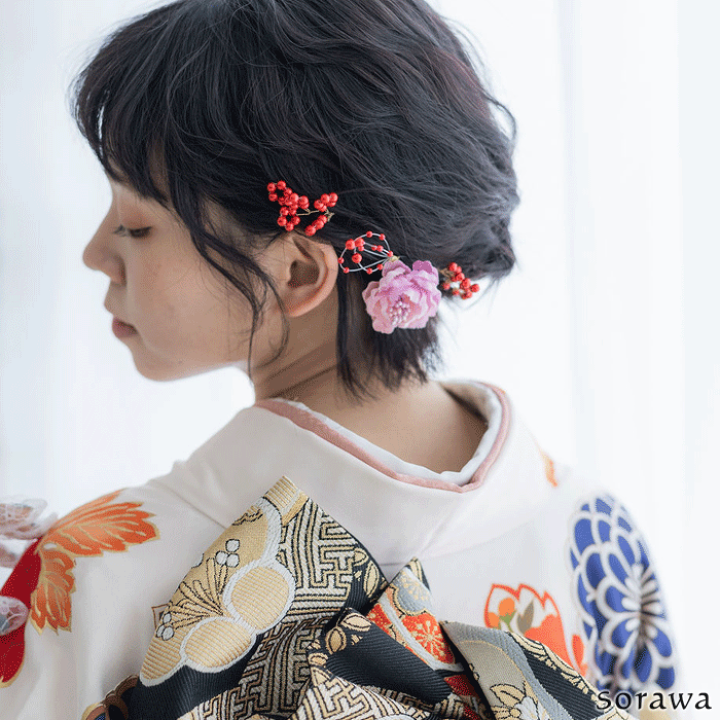 楽天市場】【 メール便 可 】 パール の Uピン 2本セット 日本製 ヘア