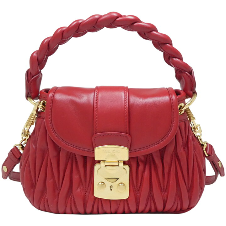 楽天市場】ミュウミュウ ショルダーバッグ マテラッセレザー  