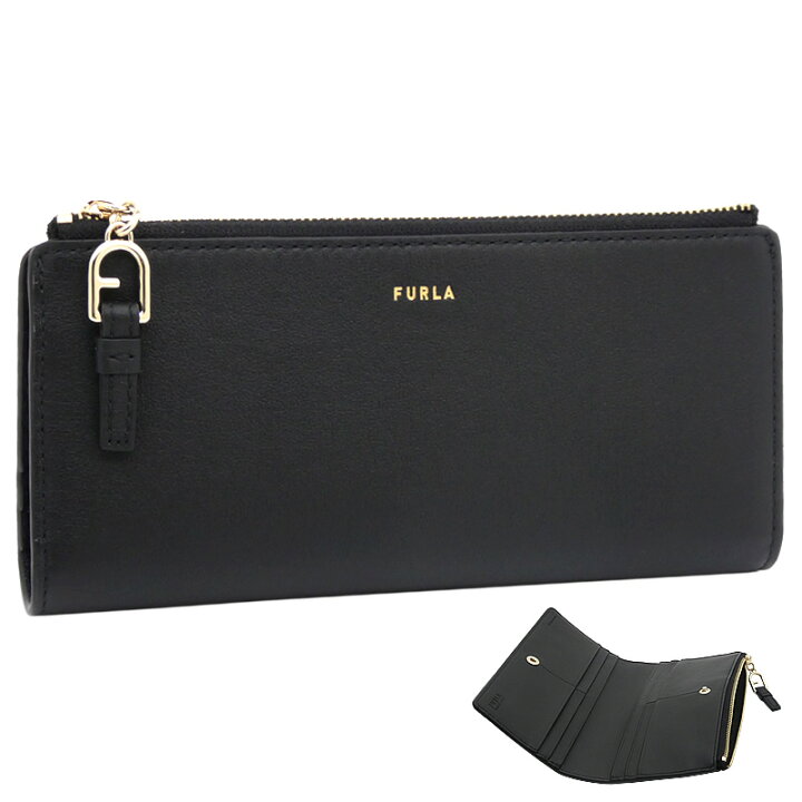 楽天市場】【2024年秋冬 新作】 フルラ Furla Nuvola 長財布 NERO  