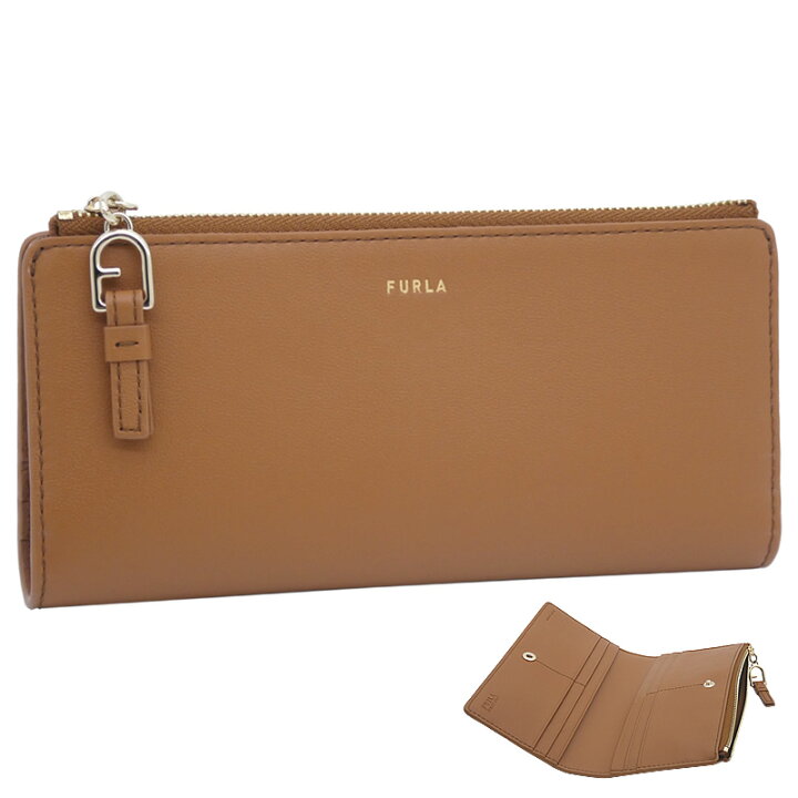 楽天市場】フルラ Furla Nuvola 長財布 BRANDY ブラウン 