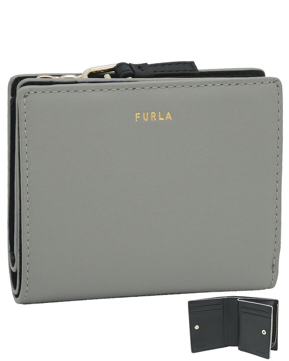 楽天市場】フルラ Furla Nuvola コンパクト財布 S CENERE+NERO+SOIL  