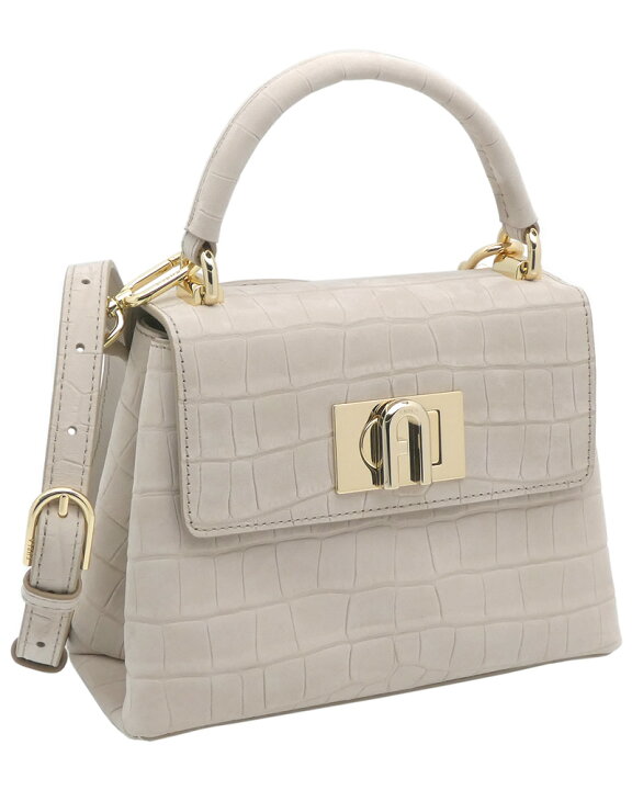 フルラFURLA トップハンドル2way バッグベージュ未使用 - ハンドバッグ