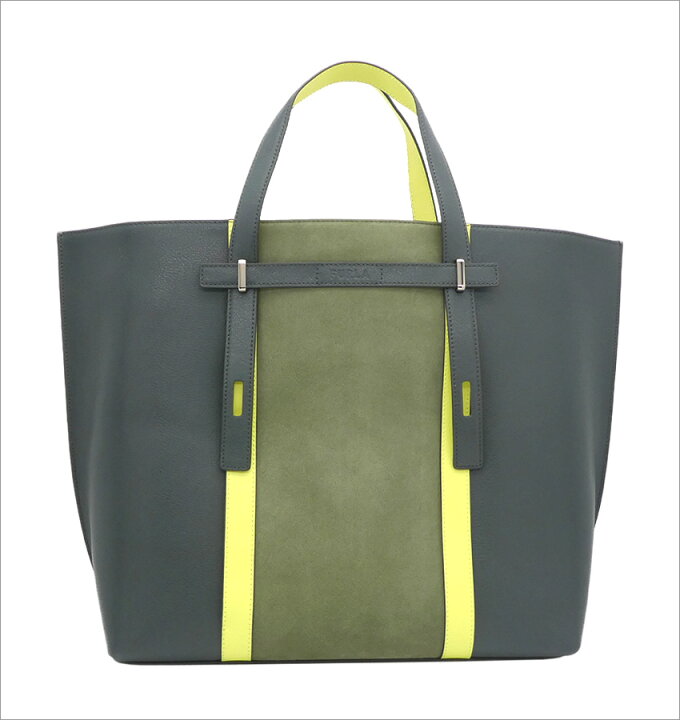 楽天市場】フルラ Man Giove トートバッグ XL TONI ROYAL グリーン系 