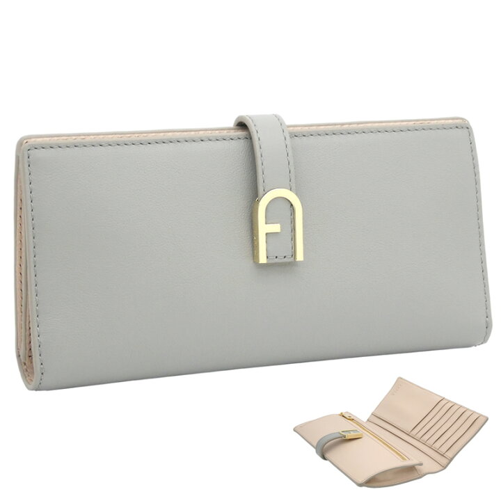 楽天市場】【2024年秋冬 新作】 フルラ Furla Flow 長財布 XL CENERE 