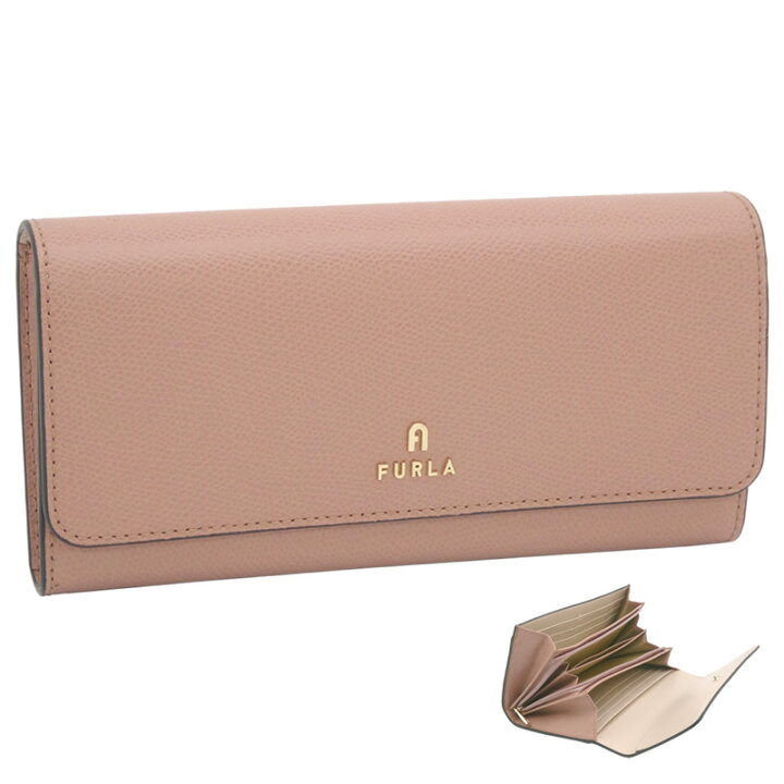 未使用 】FURLA フルラ 長財布 カメリアコンチネンタル ウォレット  