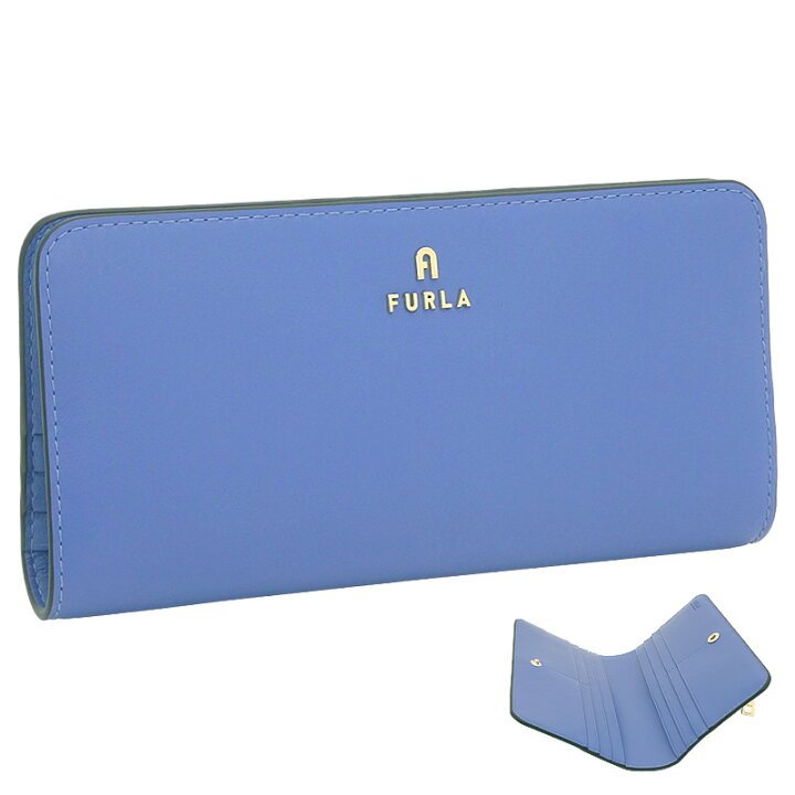 楽天市場】フルラ Furla Camelia 長財布 XL ORIZZONTE ブルー  