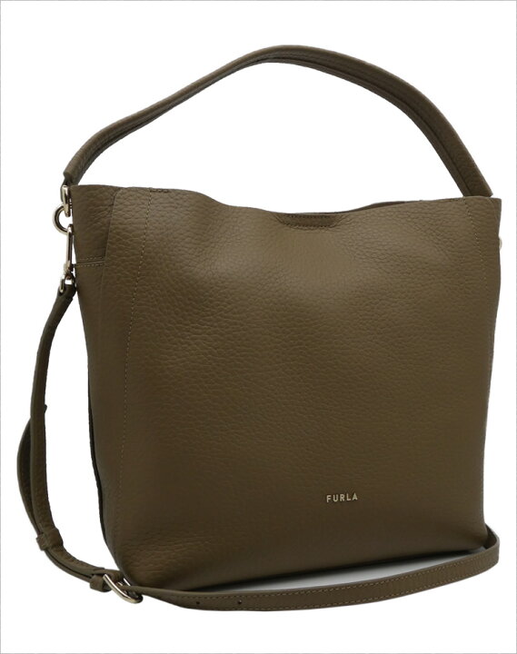 楽天市場】フルラ FURLA GRACE ホーボーバッグ M FANGO カーキブラウン 