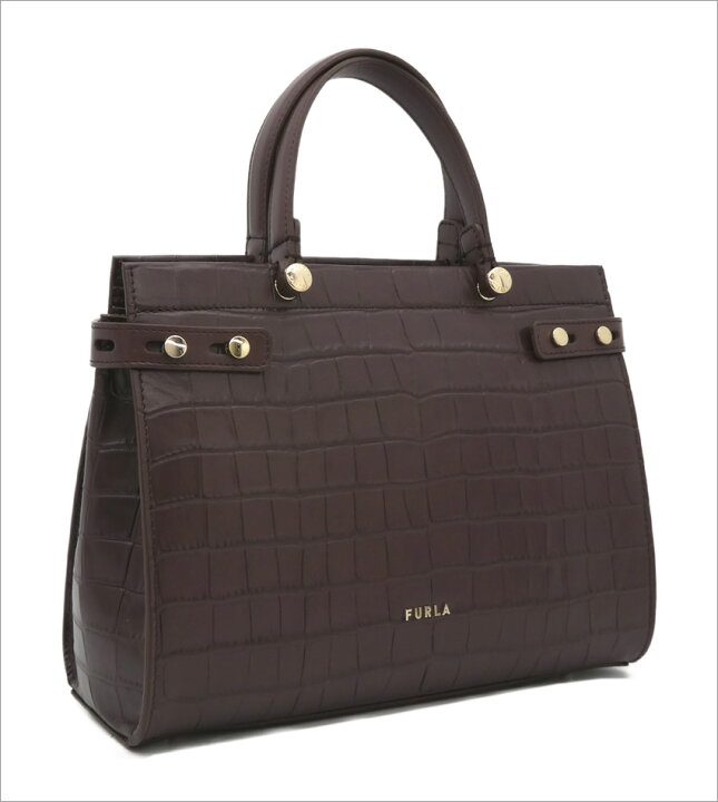楽天市場】フルラ FURLA LADY M トートバッグ M クロコダイル型押し 