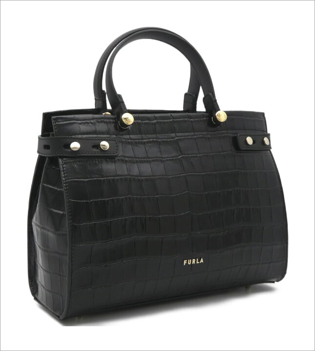 楽天市場】フルラ FURLA LADY M トートバッグ M クロコダイル型押し 