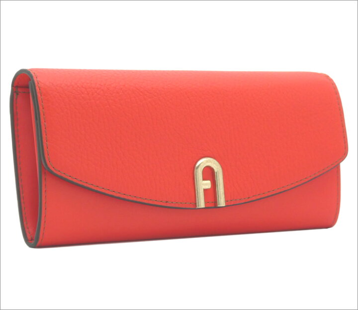 楽天市場】フルラ FURLA PRIMULA 長財布 Xl SPRITZ レッドオレンジ 