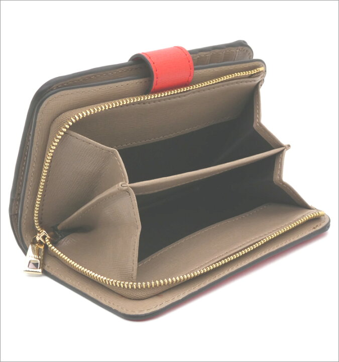 楽天市場】フルラ FURLA BABYLON コンパクト財布 M SPRITZ+GREIGE int  