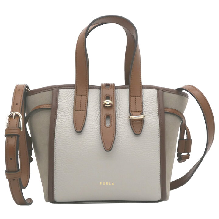 楽天市場】フルラ FURLA NET トート ミニ TONI PERLA ライトグレー系  