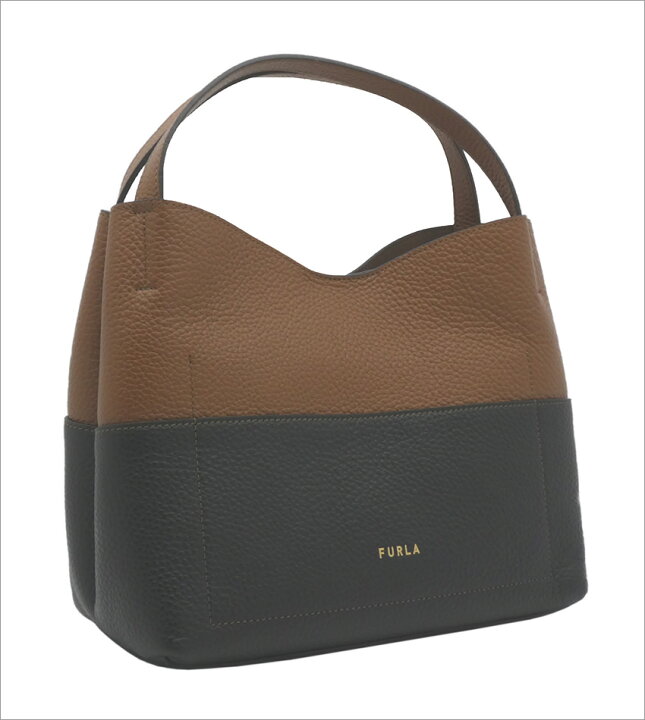 楽天市場】フルラ FURLA PRIMULAショルダーバッグ S NERO+COGNAC h  