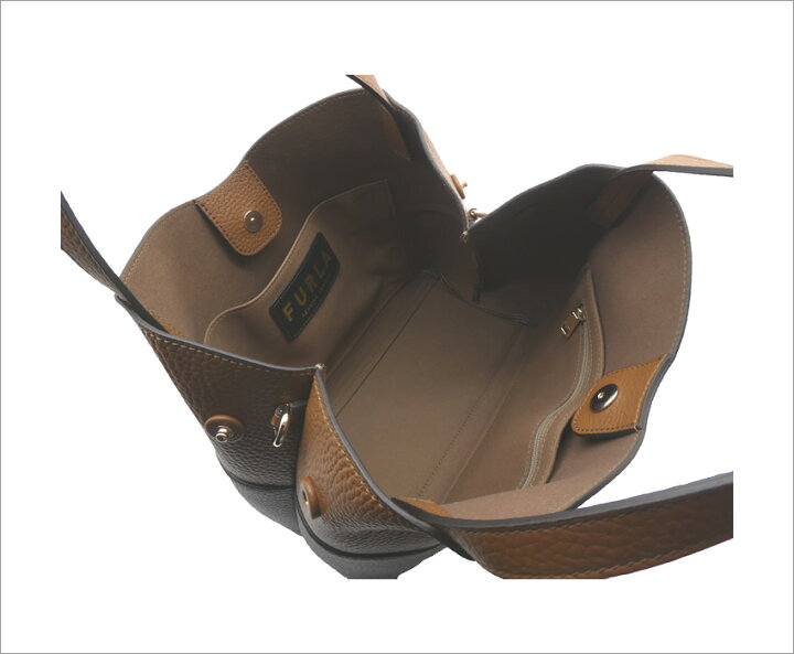 楽天市場】フルラ FURLA PRIMULAショルダーバッグ S NERO+COGNAC h 