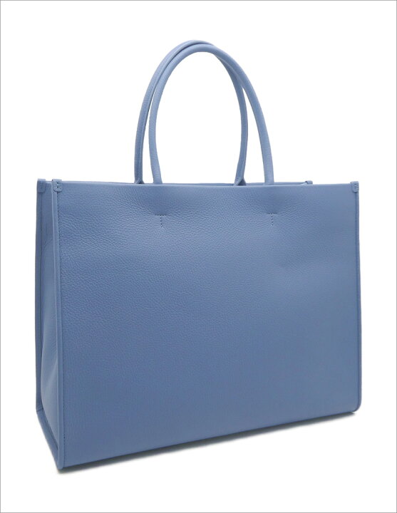 美品】 FURLA トートバッグ リンダ ブルー 【A4可能】 FURLA フルラ 