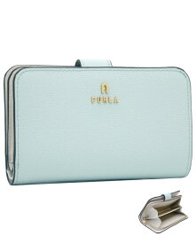 フルラ FURLA CAMELIA コンパクト財布 M MINTY+MARSHMALLOW int. ライトブルー系 WP00314_ARE000_1007_1870S カメリア 二つ折りコンパクト財布 レディース 【新品 新作 未使用 正規品】