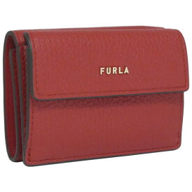 FURLA フルラバビロン スモールウォレット ミニ財布 PCY9UNO_HSF000_1007_0015S BABYLON S COMPACT WALLET CHILI OIL レッドオレンジ レディース 超コンパクト 手のひらサイズ【楽ギフ_包装】【新品 新作 未使用 正規品】