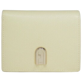 フルラ FURLA 1927 スモールウォレット 二つ折 財布 PDF7ACO_ARE000_1007_DFM00 1927 S COMPACT WALLET CREMINO クリームイエロー レディース ミニ【ギフト ラッピング無料】【楽ギフ_包装】【新品 新作 未使用 正規品】