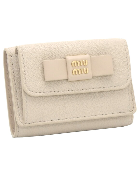 楽天市場】ミュウミュウ MIUMIU マドラスフィオッコ レザー財布 