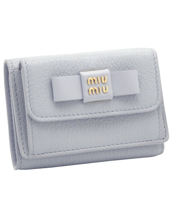 楽天市場】ミュウミュウ MIUMIU マドラスフィオッコ レザー財布  