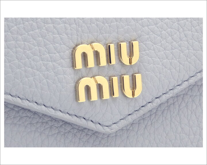 楽天市場】ミュウミュウ MIUMIU ヴィッテロダイノレザー 財布  