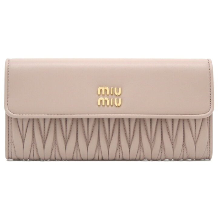 楽天市場】ミュウミュウ MIUMIU マテラッセレザー 長財布 