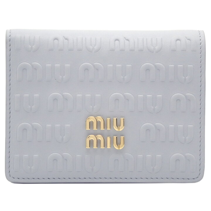 楽天市場】ミュウミュウ MIUMIU エンボスロゴレザー 財布 