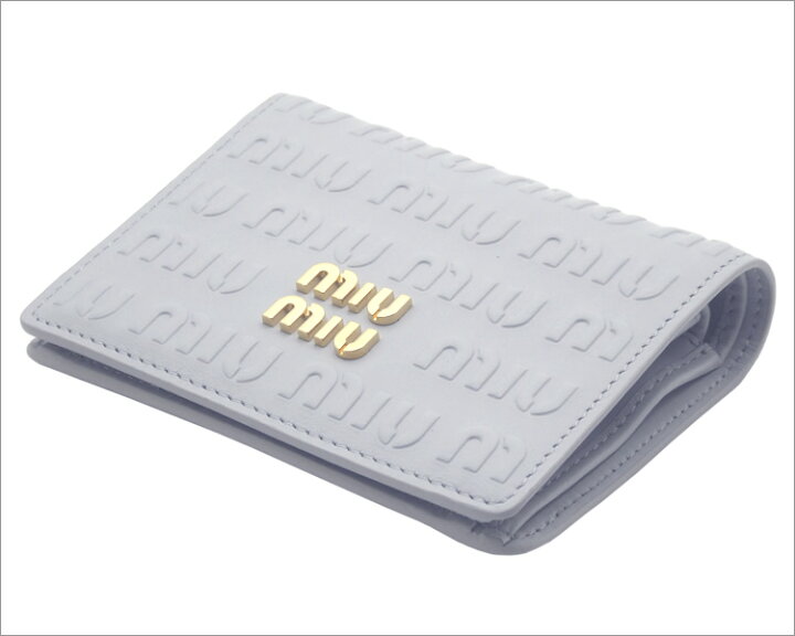 楽天市場】ミュウミュウ MIUMIU エンボスロゴレザー 財布 