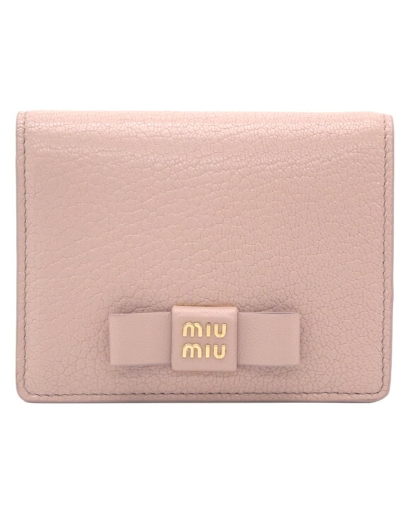 楽天市場】ミュウミュウ MIUMIU マドラスフィオッコ レザー財布 