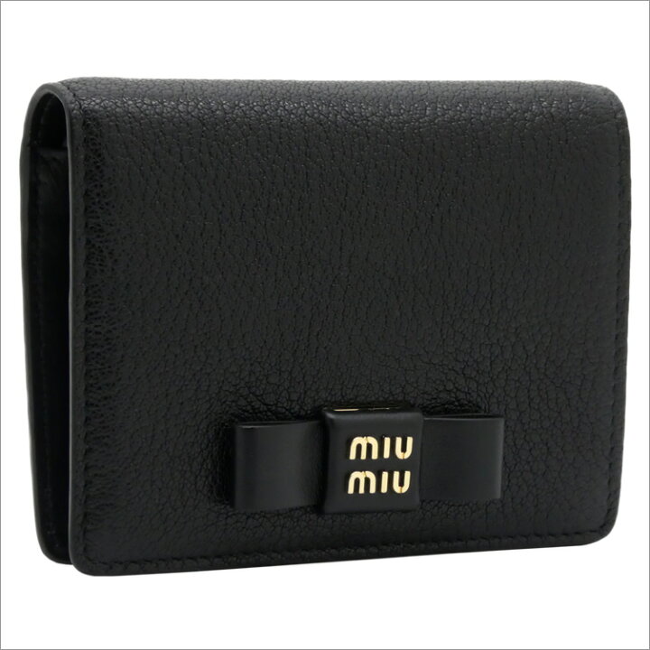 楽天市場】ミュウミュウ MIUMIU マドラスフィオッコ レザー財布  